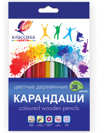 Карандаши Луч 36цв Классика