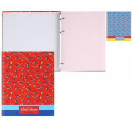 Тетрадь 200л на кольцах Floral Dreams БД 4329