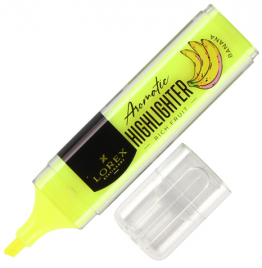 Текстовыделитель Lorex Aromatic неон желтый 1-3,5мм