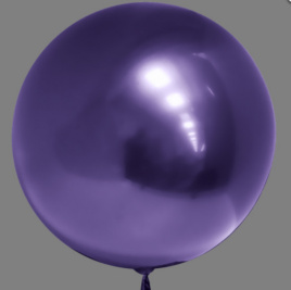 Шар воздушный деко сфера 18" 3D Deco Bubble Фиолет