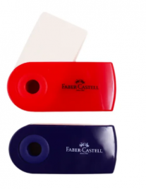 Ластик Faber-Castell Sleeve Mini New прямоуг 54*25*13мм выдвижной