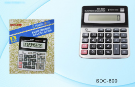 Калькулятор 8-разряд.SDC-800 11*14см