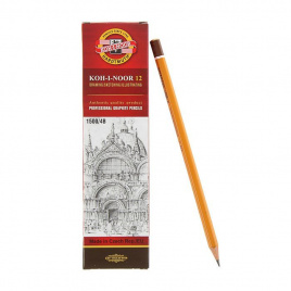 Карандаш ч/гр Koh-i-noor 4В граненый 1500/4В