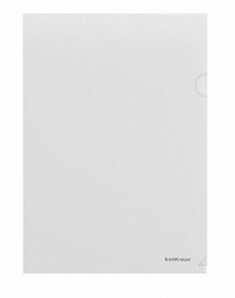 Папка-уголок ЕК А4 Glossy Clear прозрачная 0,16мм 50151 