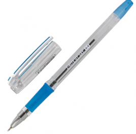 Ручка шар Brauberg i-Rite GT SKY синяя узел 0,4 мм масляная с грипом 143299