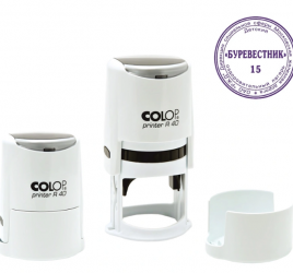 Оснастка Colop Printer R40 крышка корпус круглый белый
