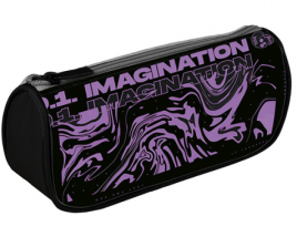 Пенал-косметичка Пчелка К-71 1отд 220*95*45мм Imagination на молнии печать на ткани
