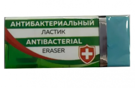 Ластик АкХ Colorio Антибактериальный 1*1,7*4,2см прямоуг COIB-ANB-AT06-D36