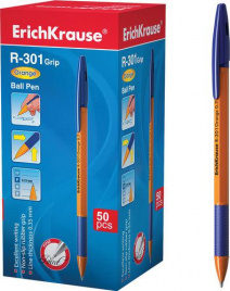 Ручка шар ЕК39531 R-301 Grip orange 0,7мм рез.держ
