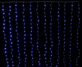 Гирлянда В 240 led занавес белый Роса 2*2м IP20 67