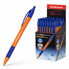 Ручка шар ЕК47593 U-209 Ultra Glide Technology Orang Matic&Grip 1,0мм автомат трехгр рез.держ однора
