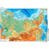 Карта наст Россия физическая 1:7,5млн 116*80см КН0