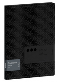 Папка-скоросшиватель Berlingo DoubleBlack 17мм 600