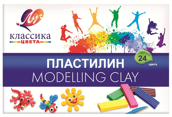 Пластилин Луч Классика 24цв 396гр 28С1642-08 фото 1