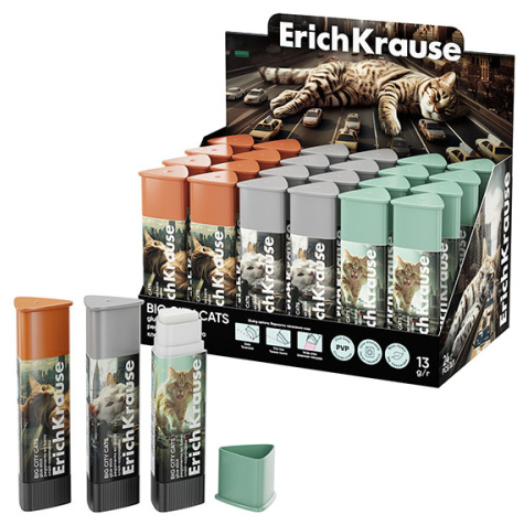 Клей-карандаш EK 13гр Prism Big City Cats фото 1