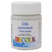 Лак акрил с блестками 50мл Декола 5828958 фото 1