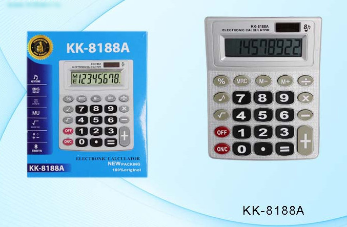Калькулятор 8-разряд.КК-8188А 14*11см фото 1