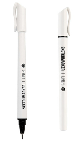 Линер Sketchmarker 0,8мм черная фото 1