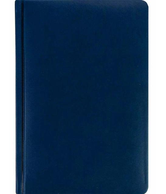 Ежедневник П-П А5 128л CLASSIC DELICATE INDIGO синий недатир кожзам ТМ "Profit" фото 1
