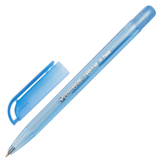Ручка шар BRAUBERG Olive Pen Tone масляная СИНЯЯ, корпус тониров., 0,7мм, линия 0,5мм,142710 фото 1
