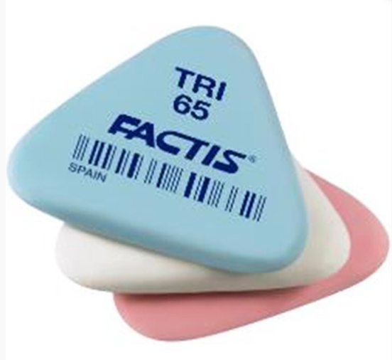 Ластик Factis 35*33*6мм TRI65 фото 1