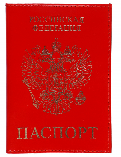 Обложка для паспорта KLERK Luxury  кожа лакирование тиснение фольгой отстрочка 213937 алая фото 1