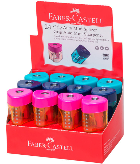 Точилка Faber Castell Grip Auto Mini 1отв контейне фото 1