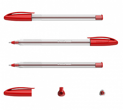 Ручка шар ЕК47597 U-108 Ultra Glide Technology Classic Stick 1,0мм треугольн красная	 фото 1