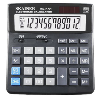 Калькулятор Skainer Electronic CO SK-501N 12 разря фото 1
