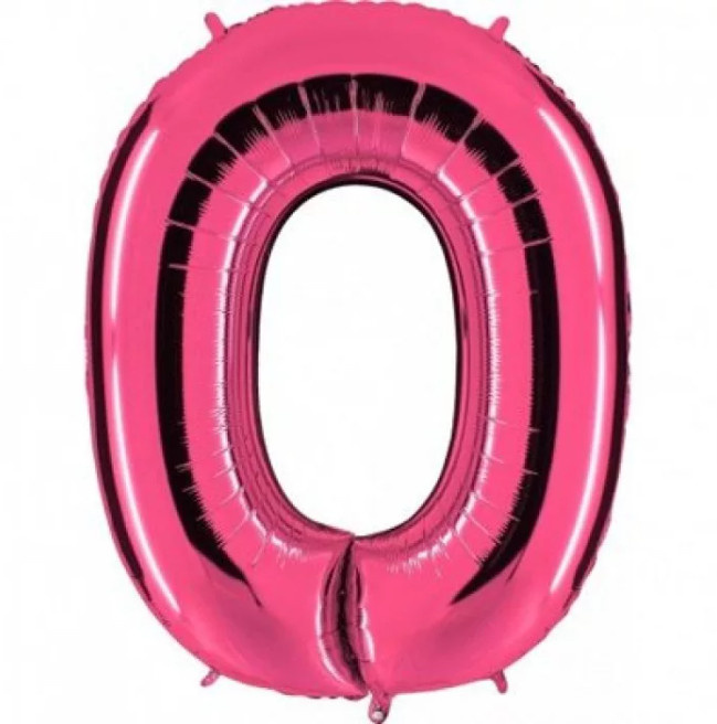 Шар фольга цифра 40" Pink 0 фото 1