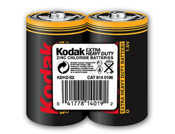 Батарейка Kodak R20 EXTRA HEAVY DUTY фото 1