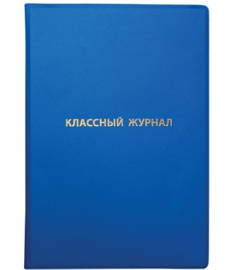 Обложка ПВХ для классного журнала непрозрачная, ПЛОТНАЯ, тиснение золото, 305х475 мм, ПИФАГОР, 23690 фото 1