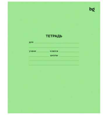 Тетрадь 12л BG клетка фото 1