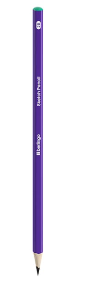 Карандаш ч/гр Berlingo Sketch Pencil 2B шестигранный, заточен. фото 1