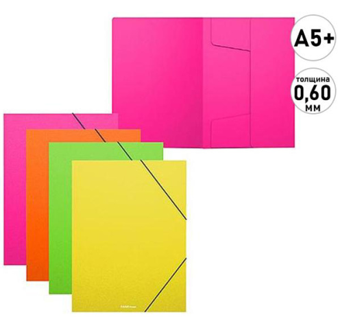 Папка на резинке ЕК А5+ Matt Neon ассорти 50389 фото 1