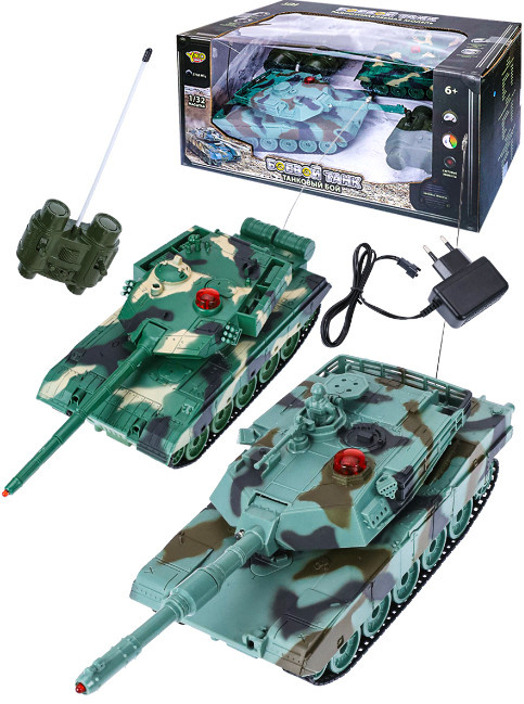 Танк на р/у Танковый бой "ZTZ-96A против M1A2" (1:32, аккумул. в кор. 34x19 см) РК 6129 фото 1