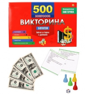 Игра Викторина 500 вопросов Богатеи РК ИН-4926 фото 1
