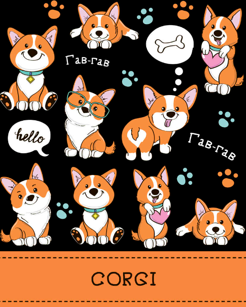 Блокнот позитивного настроения CORGI  фото 1