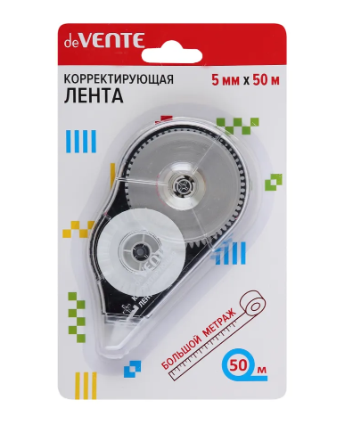 Корректирующая лента deVente 5мм*50м 4062400 фото 1