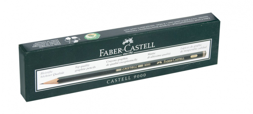 Карандаш ч/гр Faber Castell 3В 9000 фото 1