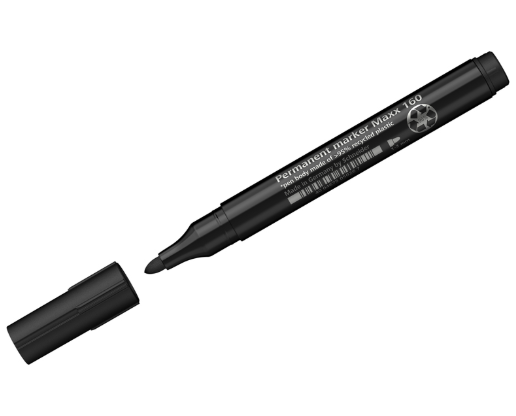 Маркер Schneider Maxx 160 перман черный, пулевидный, 3мм фото 1