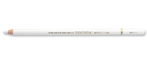 Карандаш угольный KOH-I-NOOR Gioconda Extra 8812 HB белый заточ. фото 1