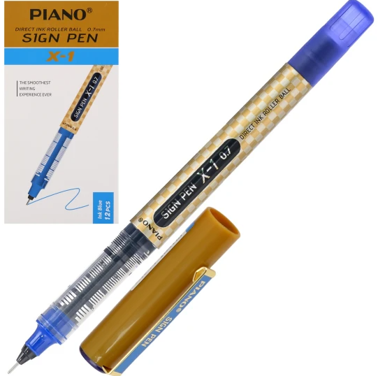 Роллер SIGN PEN 0,7 синий X-1/син фото 1