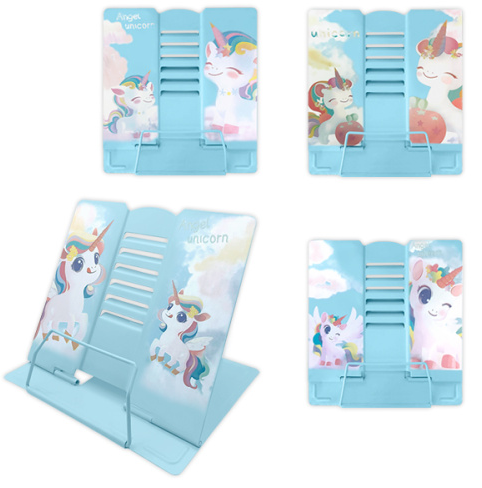 Подставка для книг KWELT металлическая Unicorn 21*19см ассорти фото 1