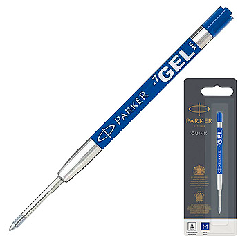 Стержень PARKER гелевый Quink GEL Z05 98мм M синий 0,7мм, 1шт, блистер фото 1