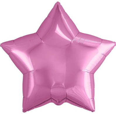 Шар фольга звезда 18" металлик Pink фото 1
