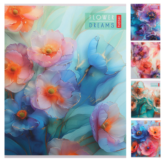 Тетрадь 80л Floral dreams Хатбер фото 1