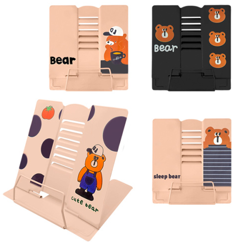 Подставка для книг KWELT Bear 21*19см метал фото 1