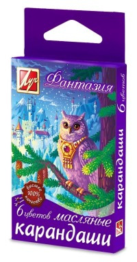 Мелки Луч 6цв Фантазия масляные фото 1