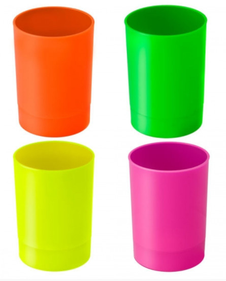 Стакан офисный Офис Neon ассорти СН620 фото 1